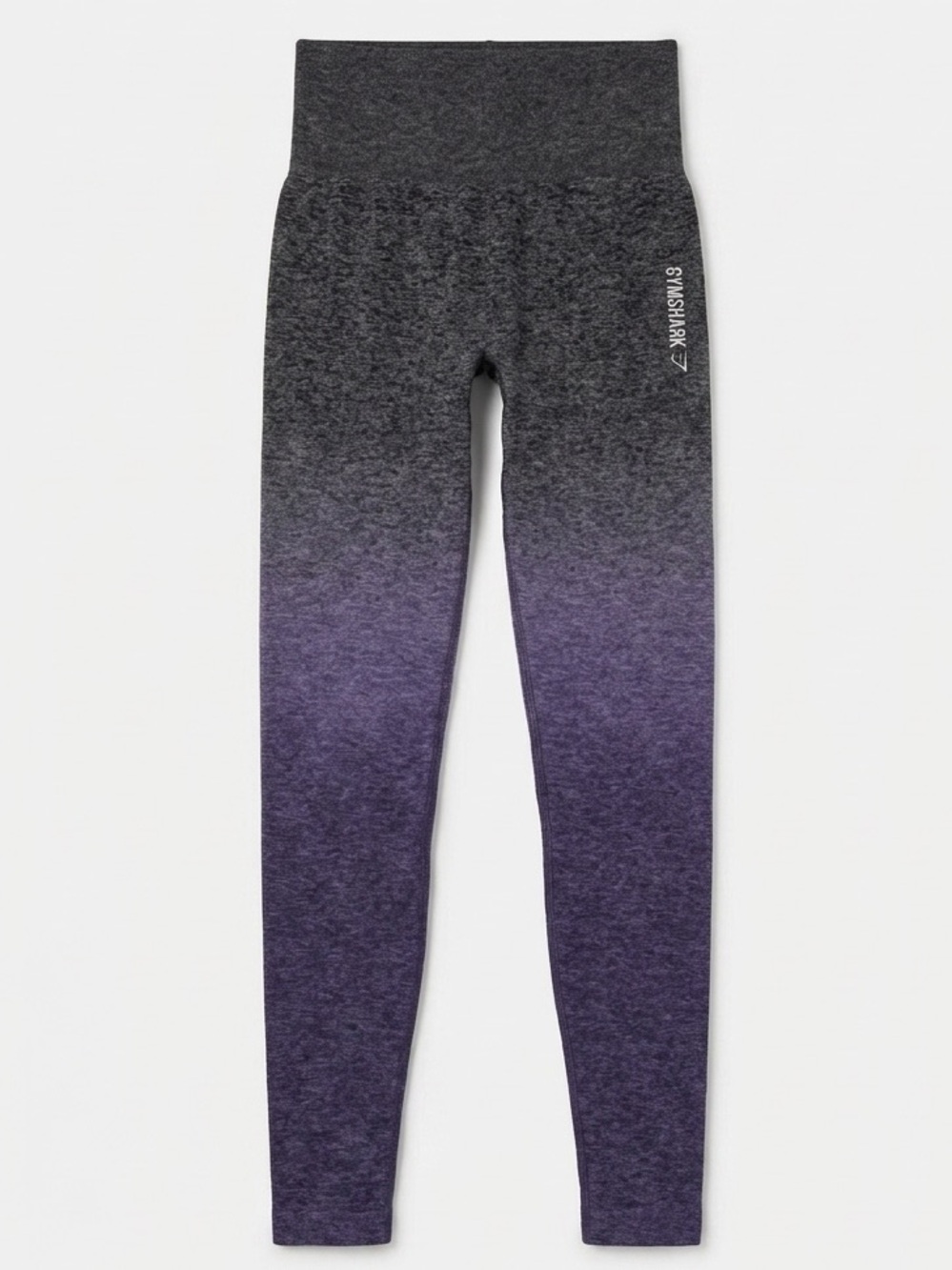 Gymshark Ombre Seamless High Waisted Leggings Grey & Purple Marl Women’s Small